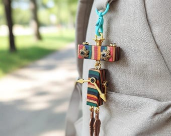 Einzigartige Handmade Steampunk Roboter Schmuck Halskette Taschenanhänger | Benutzerdefinierte Retro Zahnrad Roboter Zubehör Geschenk für Ihn Ihre Steampunk Liebhaber