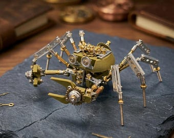Steampunk Mechanische Krabbe Model Kit DIY Montage Metal Zahnrad Puzzle Schreibtisch Dekor Kreative Bausteine Geschenk für Jugendliche Erwachsene