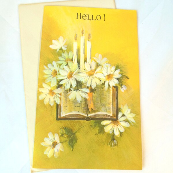 Vintage Friendship Card Paper Ephemera Unused Envelope 70's (item 12)