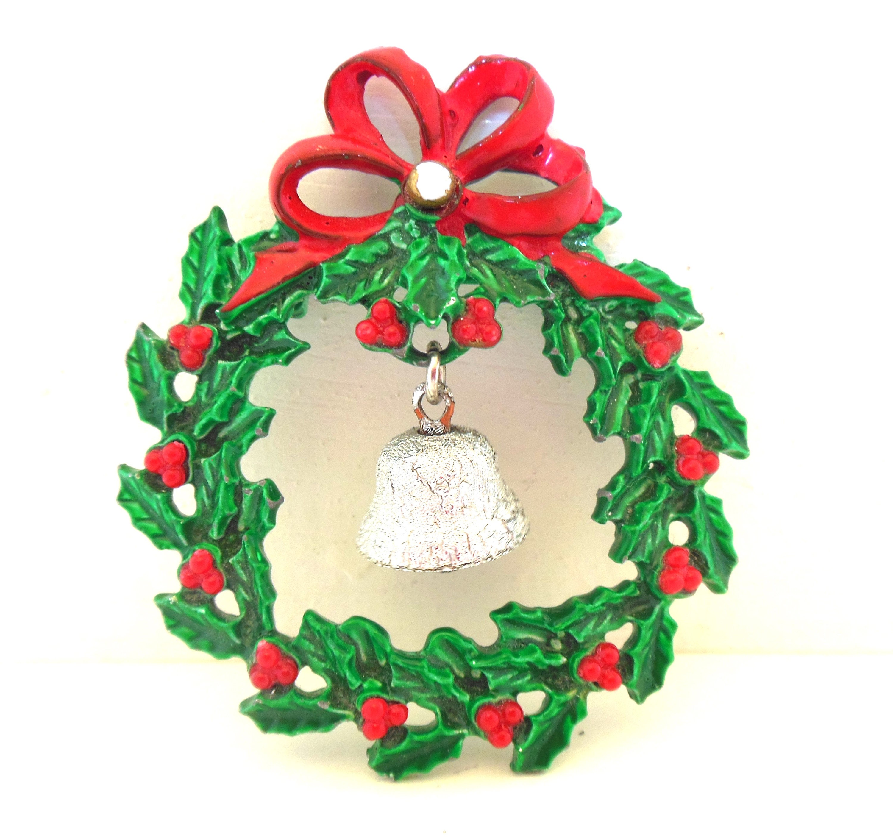 Wreath Brooch With Crystals main image 0