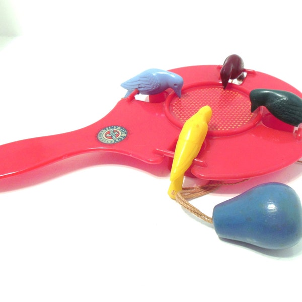 Vintage Toy Bird Pecking Jmar Tiny Tot Plastic 50s (item 13)