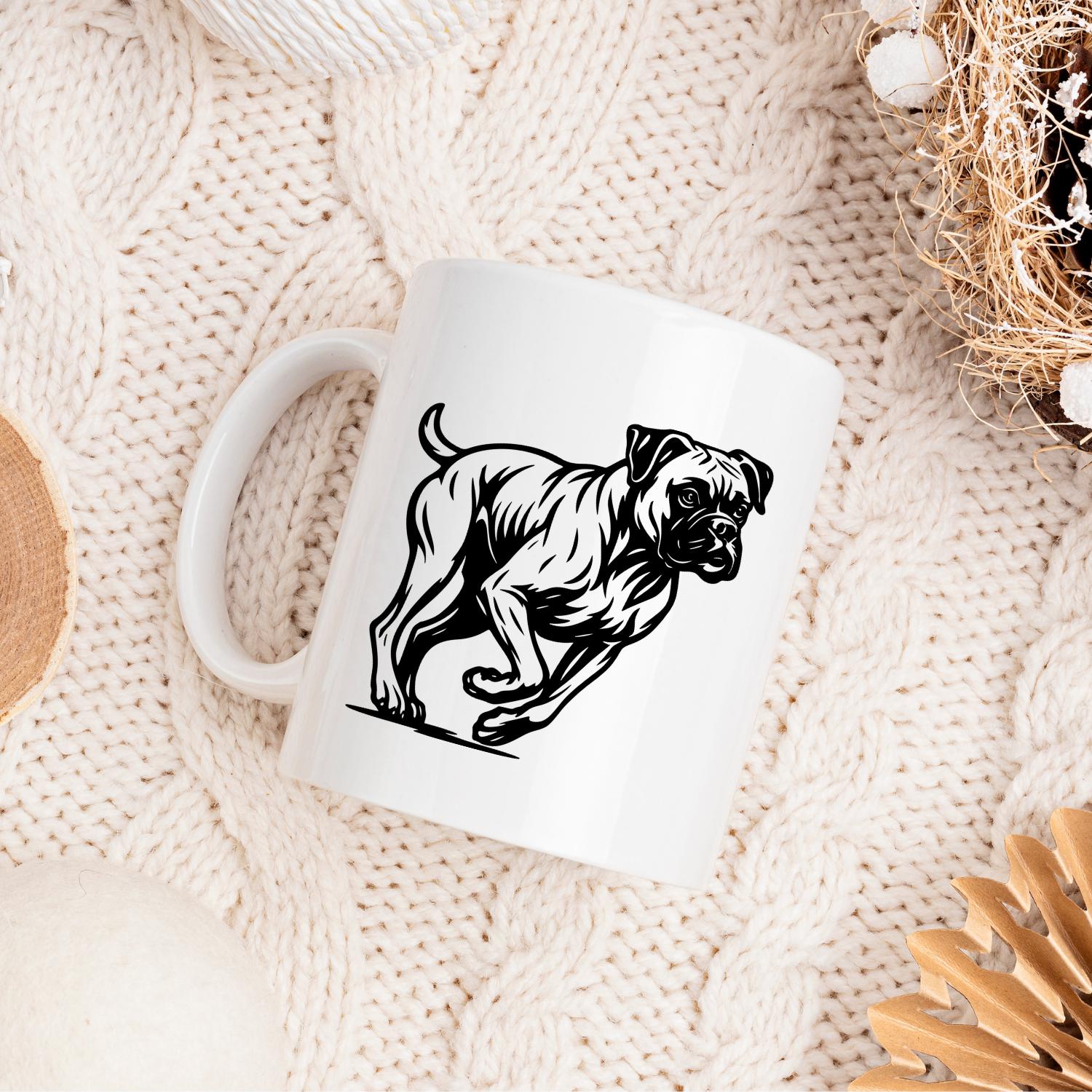 Simple Boxer Dxf Boxer Dog SVG Bundle | Boxer Clipart PNG Dxf PDF | Cricut and Laser ...