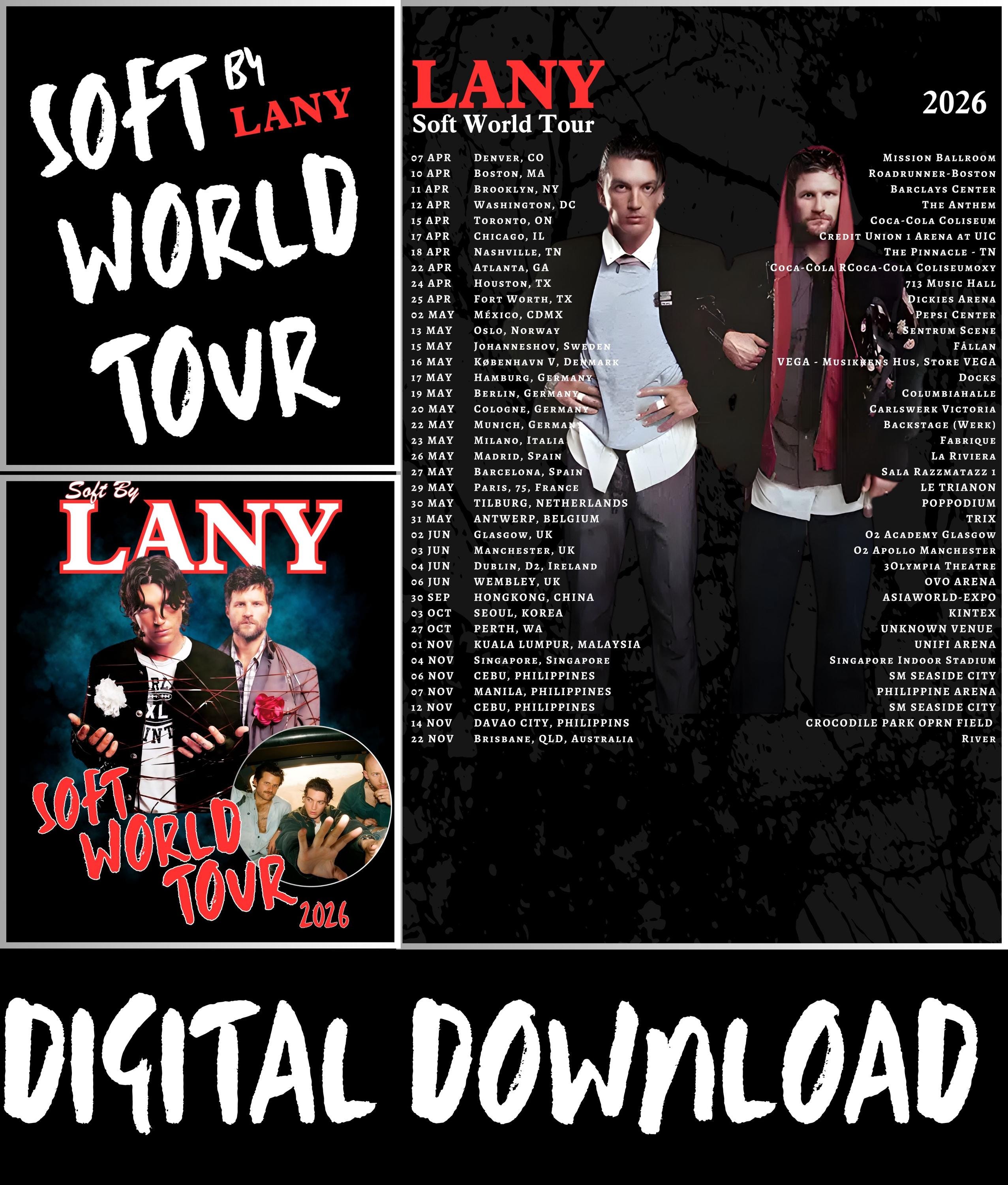 Lany Soft World Tour - Etsy