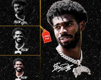 Shedeur Sanders PNG files; Digital Download. PNG ready print to T shirt