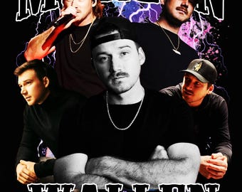 Morgan Wallen PNG-Dateien; Digitaler Download. PNG bereit Druck zum T-Shirt