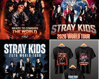 Stray Kids PNG files; Digital Download. PNG ready print to T shirt