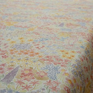 100% Tencel Cotton Flat Sheet/Top Sheet Floral Skin-Friendly Breathable Bed Top Sheet, 90"x98"(230cm*250cm) image 7