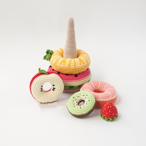 Fruit Stacking Toy Crochet Pattern
