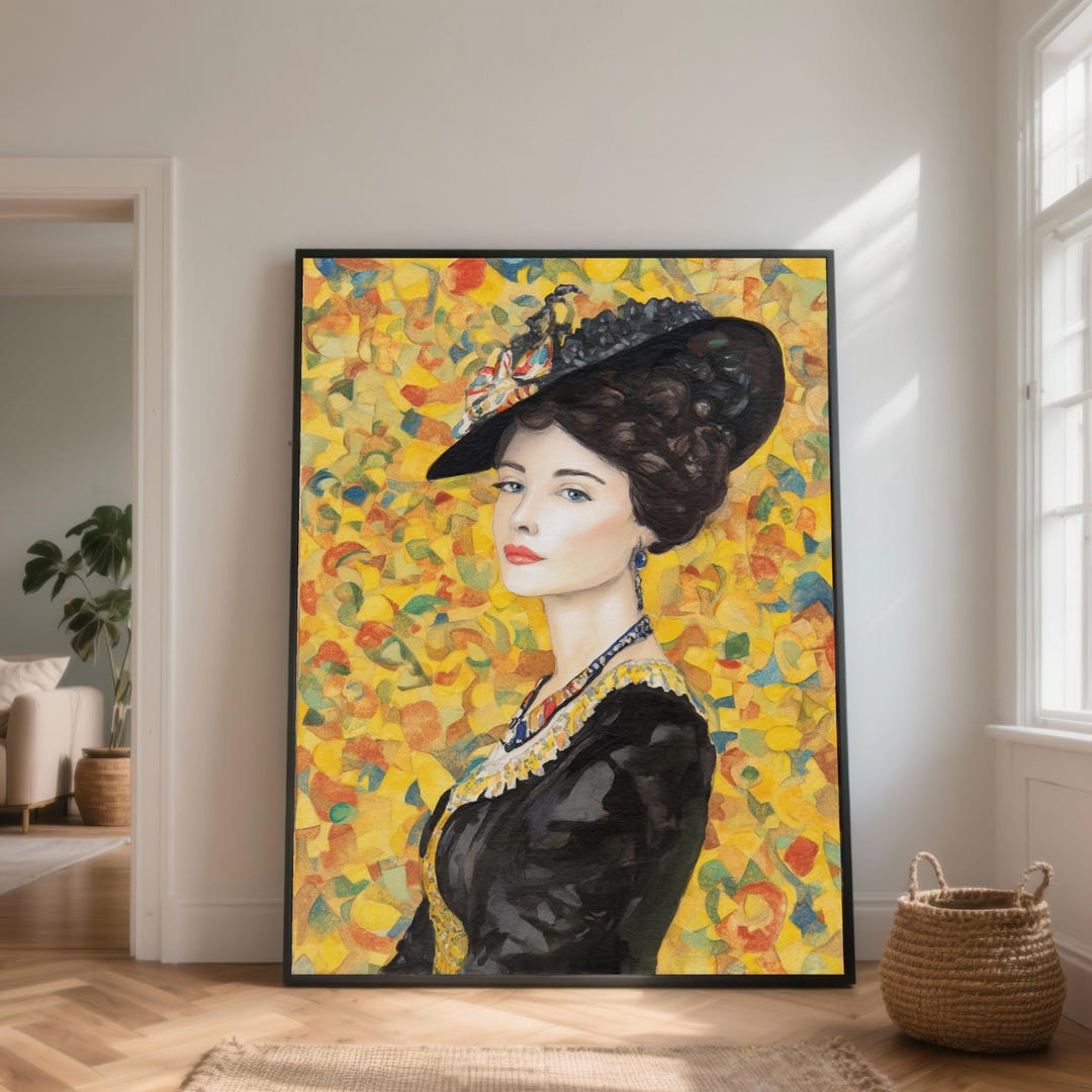 Victorian Lady Portrait Canvas, Elegant Antique Woman Painting - Etsy