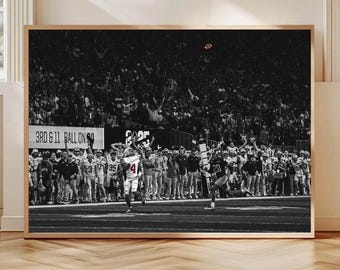 Jeremiah Smith Catch Photo Natty Ohio State vs notre dame Poster