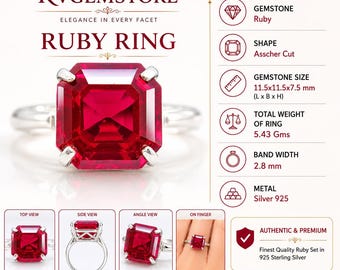 5.43 Gm July Birthstone Ruby Ring Gift For Her 925 Handmade Silver Jewelry