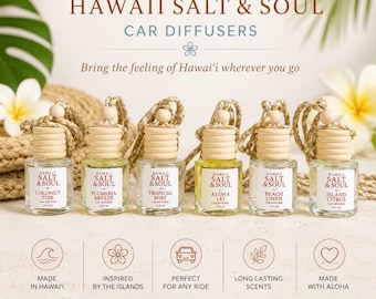 Tropical Car Diffuser- Hawaii Salt and Soul