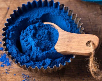 Mila Blue Powder – Natural Beauty Powder – Soft powder  for Smooth & Radiant Skin