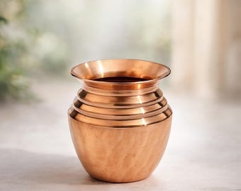 Rose Gold Finish Copper Lutiya