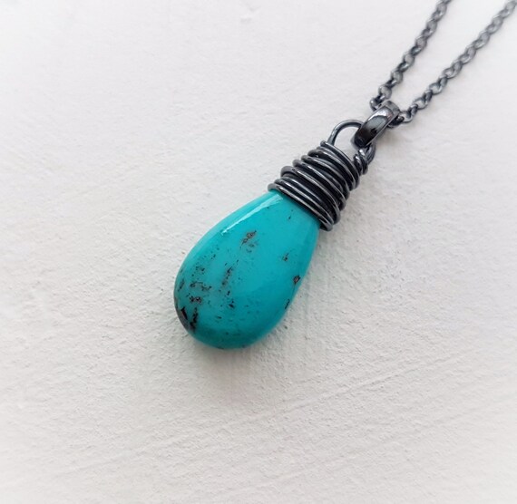 Turquoise pendant hotsell etsy