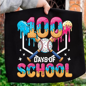 100 Drippy Days Of School png, 100 dagen honkbal png, 100 dagen honkbal png, grappige jongenskinderen png
