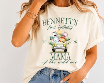 Wild One First Birthday Shirt Safari Theme Birthday Boy 1st Birthday Wild One Mama Dada Shirt Safari First Birthday Matching Family Shirt
