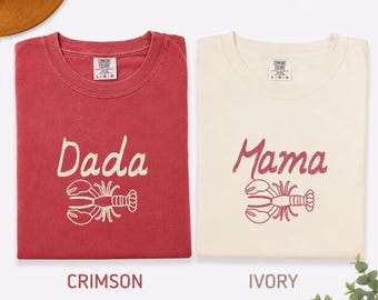 Lobster Broil First Birthday Shirts for Family: Pinch Me I'm One Maine Nautical Theme Birthday Tees