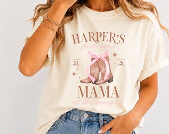 First Rodeo First Birthday Shirt Rodeo Themed 1st Birthday Party Shirt Mama First Rodeo Shirt Mom Dad Rodeo 1st Bday Shirt Cowgirl Birthday