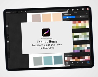 Feel at Home: A Procreate Color Palette for Cozy, Neutral Projects