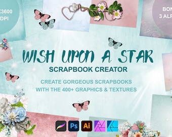 Digital Scrapbooking Wish Upon a Star | Fantasy Scrapbooking