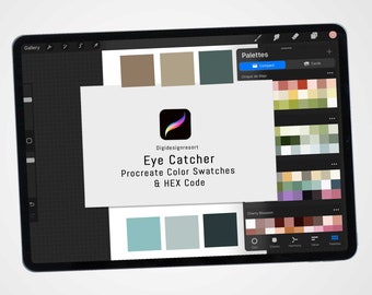 Eye Catcher - Procreate Earthy Tones Palette