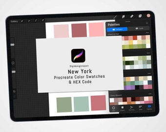 New York Vibes: Procreate Color Palette Inspired by the Big Apple