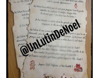 Thank you letter from Santa Claus