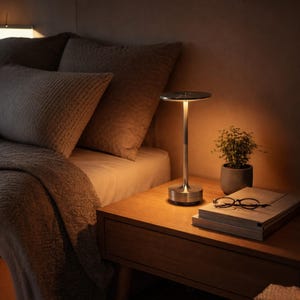 Rechargeable Wireless Table Lamp for Bedroom