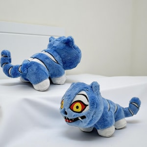 D-Tiger - Blue Monster Tiger Plush Toy |  Plush pillow | 3 style Kawaii pillows