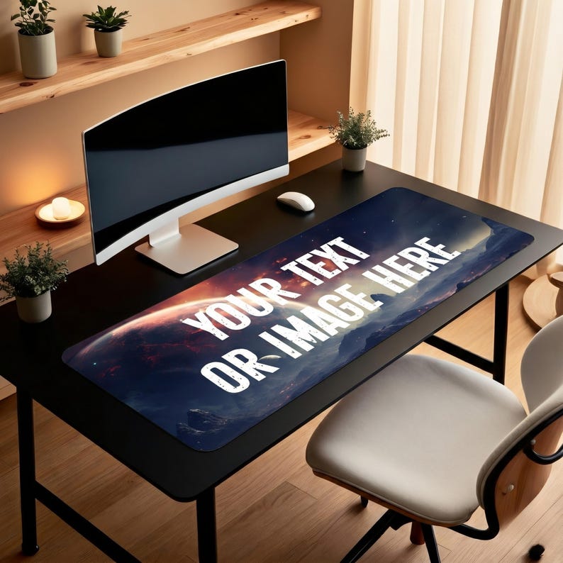 Custom Printed Large Mouse Mat, Custom Gaming Mouse Mat, Personalized ...