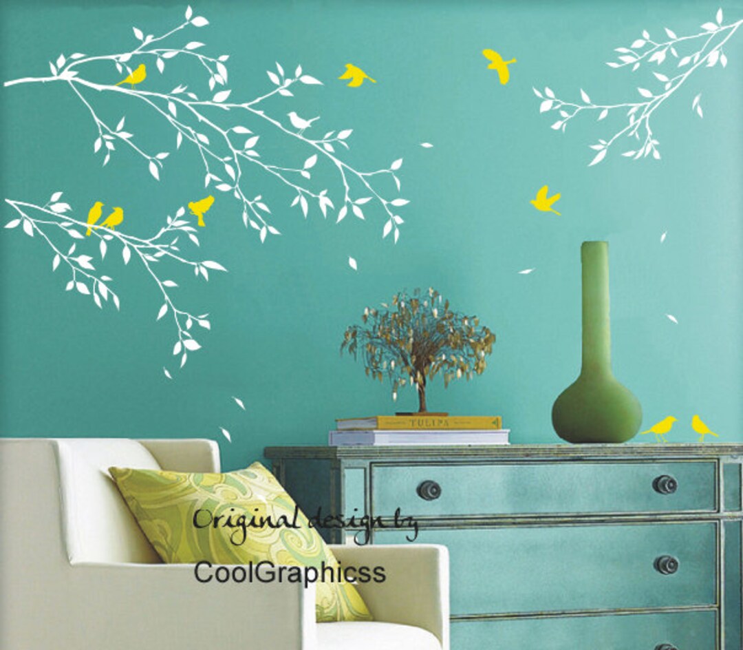 Wall Decal Branches Wall Decal Nursery Wall Decal Tree Vinyl Etsy