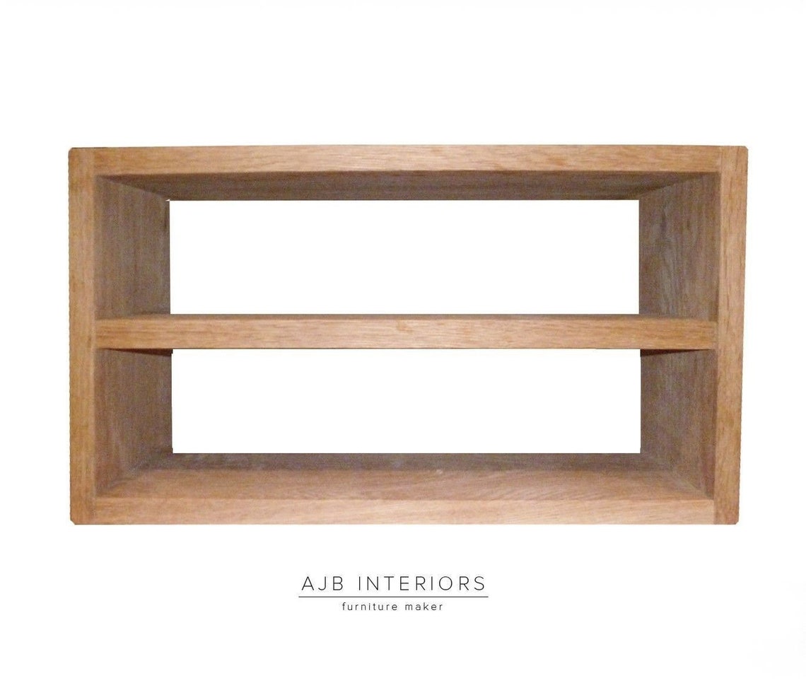 Any Size Solid Oak Media Tv Unit Sky Box DVD Storage UK Etsy UK