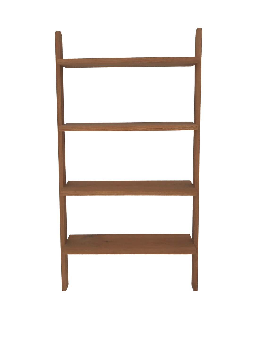 Solid Oak Ladder Shelves. Shelf Unit, Shelving Bookcase. UK Handmade to Any Size Etsy UK