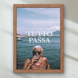 Tutto Passa Italian wall print- Wall art