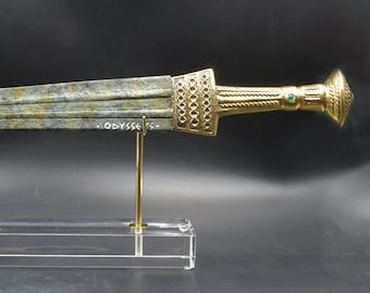 Decorative Sword of King Odysseus of Ithaca Museum Replica, Ancient Greek Bronze Sculpture, Ulysses Homer Hero, Home/Office Decor