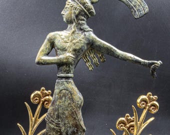 ミノア文明の百合の王子ブロンズ像彫刻、クノッソス・ミノア文明