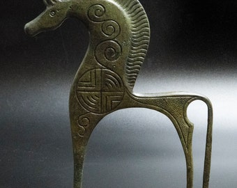 古代ギリシャ　スパルタ　ブロンズ製　馬の像　幾何学時代　レプリカ Amazon.co.jp: 古代ギリシャ風ブロンズ 幾何学時代の馬の像