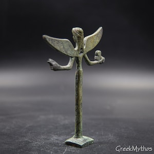 Victory Statue, Greek Goddess Nike Bronze Statue, Greek Mythology, Metal Art Sculpture, Museum Quality Art, Goddess of Triumph image 3