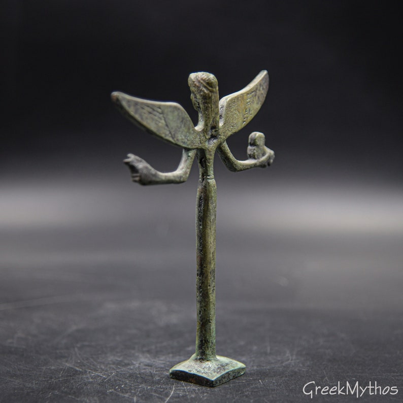 Victory Statue, Greek Goddess Nike Bronze Statue, Greek Mythology, Metal Art Sculpture, Museum Quality Art, Goddess of Triumph image 3