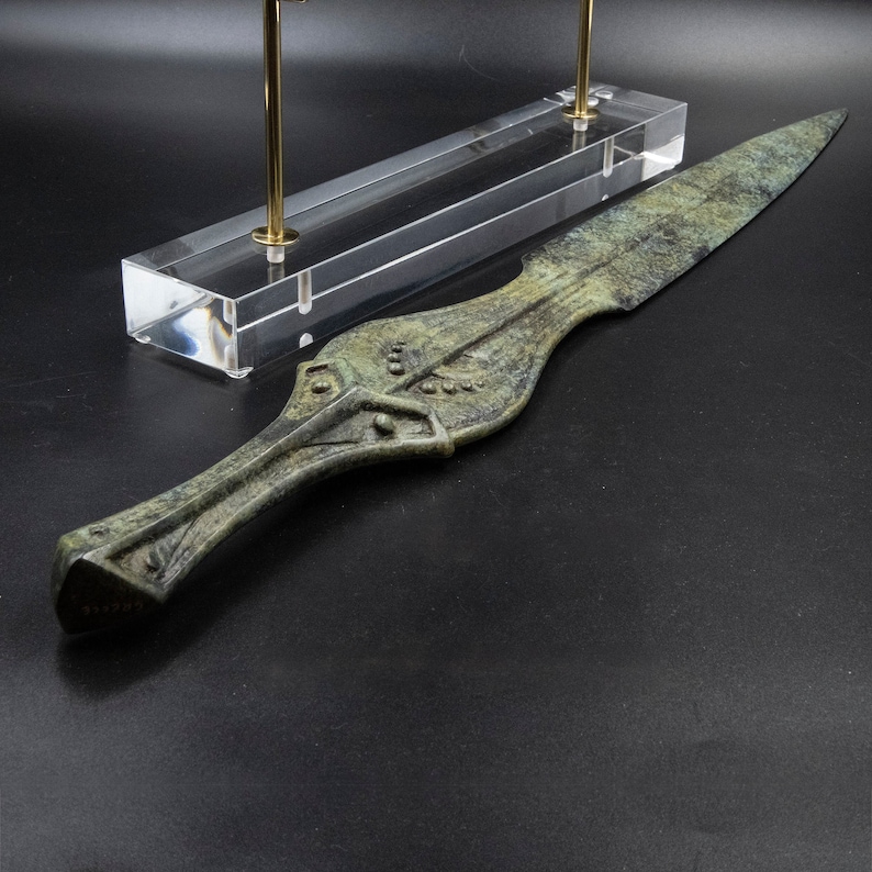 Decorative Sword of King Achilles Museum Replica, Ancient Greek Trojan Hero Bronze Sculpture, Home/Office Decor image 1