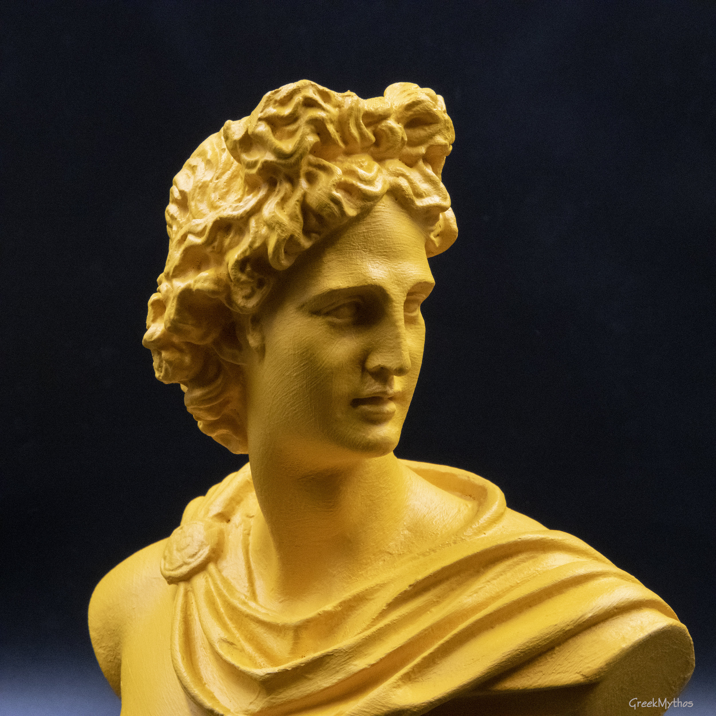 Greek-Roman God Apollo Bust Statue, Apollo Belvedere Museum Replica, Greek Mythology, Greek God ...