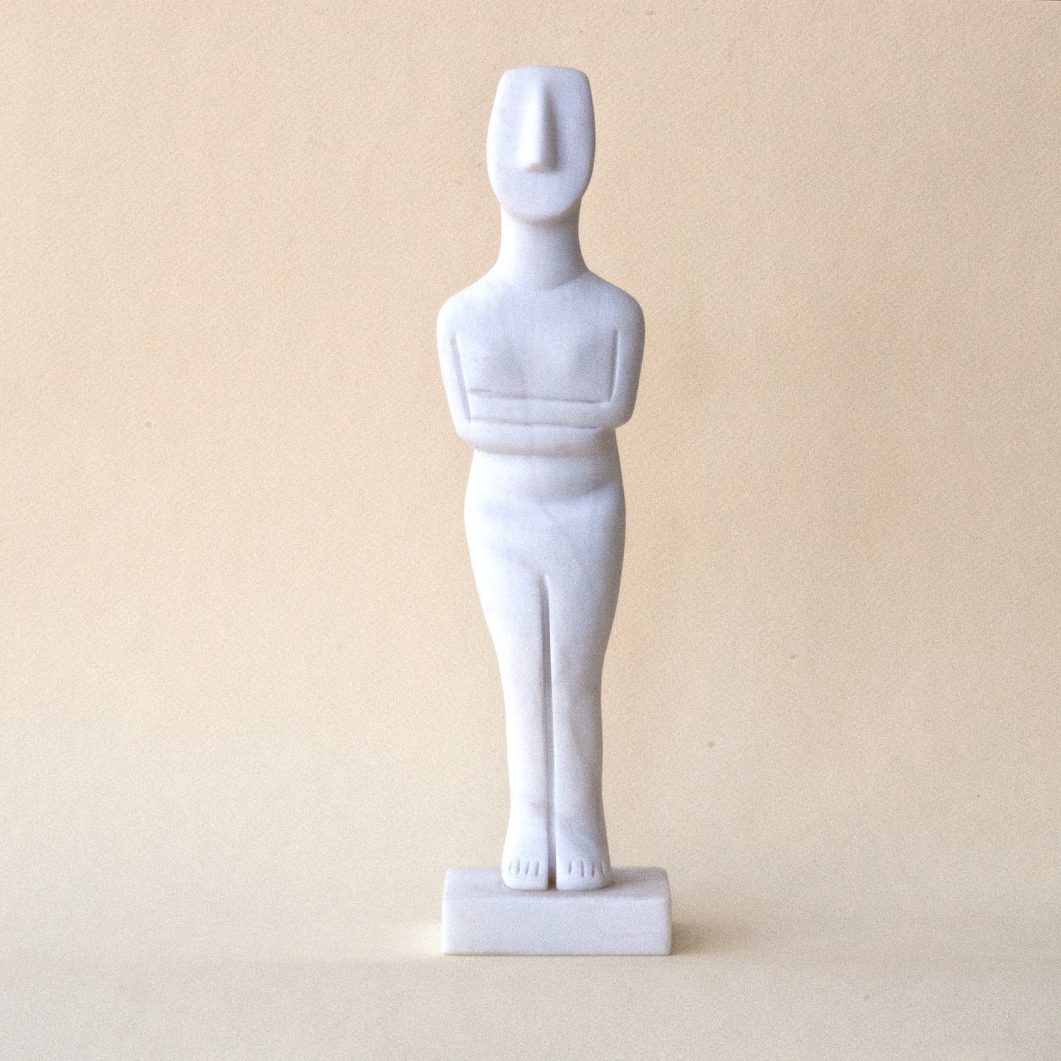cycladic marble figures