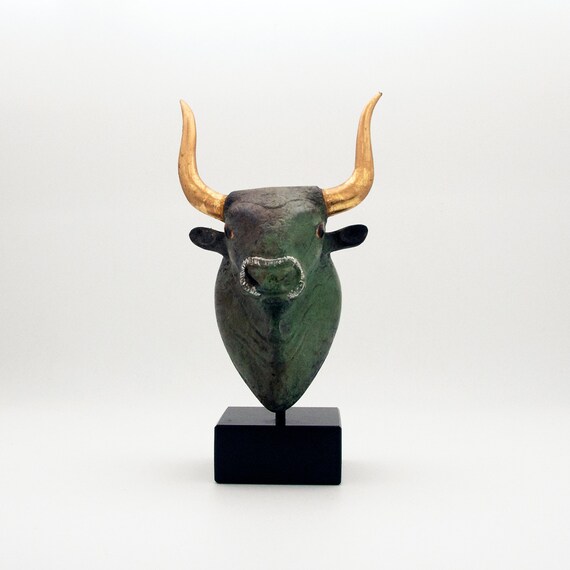 Antiquities Collectibles & Art Statue Cretan Minoan Bull Bronze Ancient