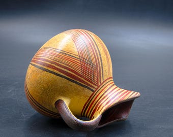 古代ギリシャの原幾何学様式テラコッタ製水差し、手描きギリシャ花瓶