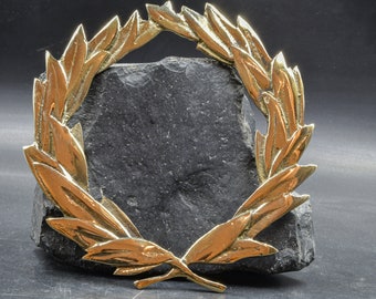 Bronze Olive Wreath, Metal Art Wreath, Greek Olympic Games Winner Prize, Kotinos Wreath, Ancient Greece, Golden Olive Wreath