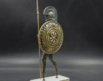 COPPERTIST.WU スパルタ戦士 槍とメデューサの盾 Amazon.co.jp