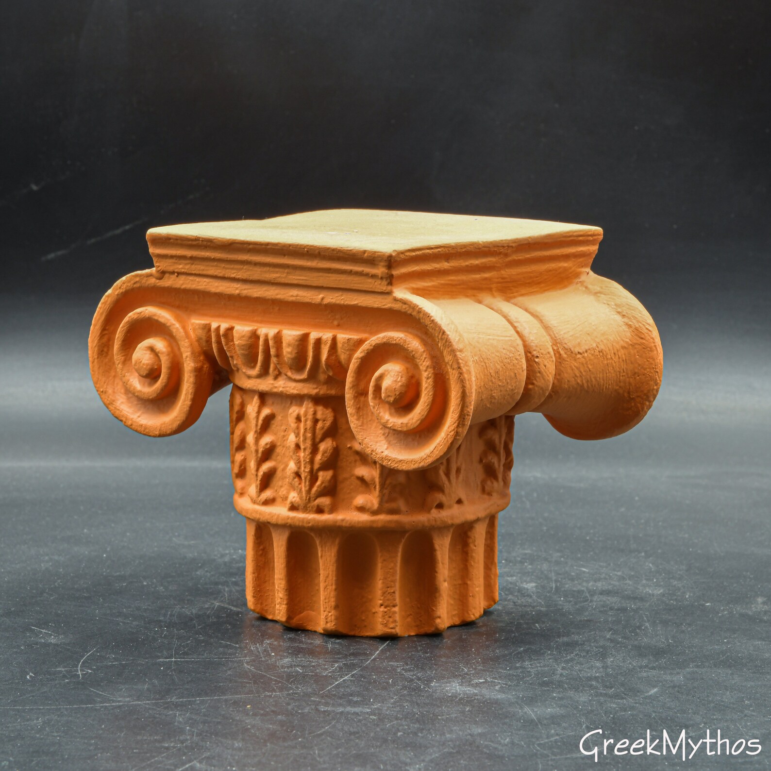 Ancient Greek Ionic Column Capital, Bookend or Statue Base, Classical ...