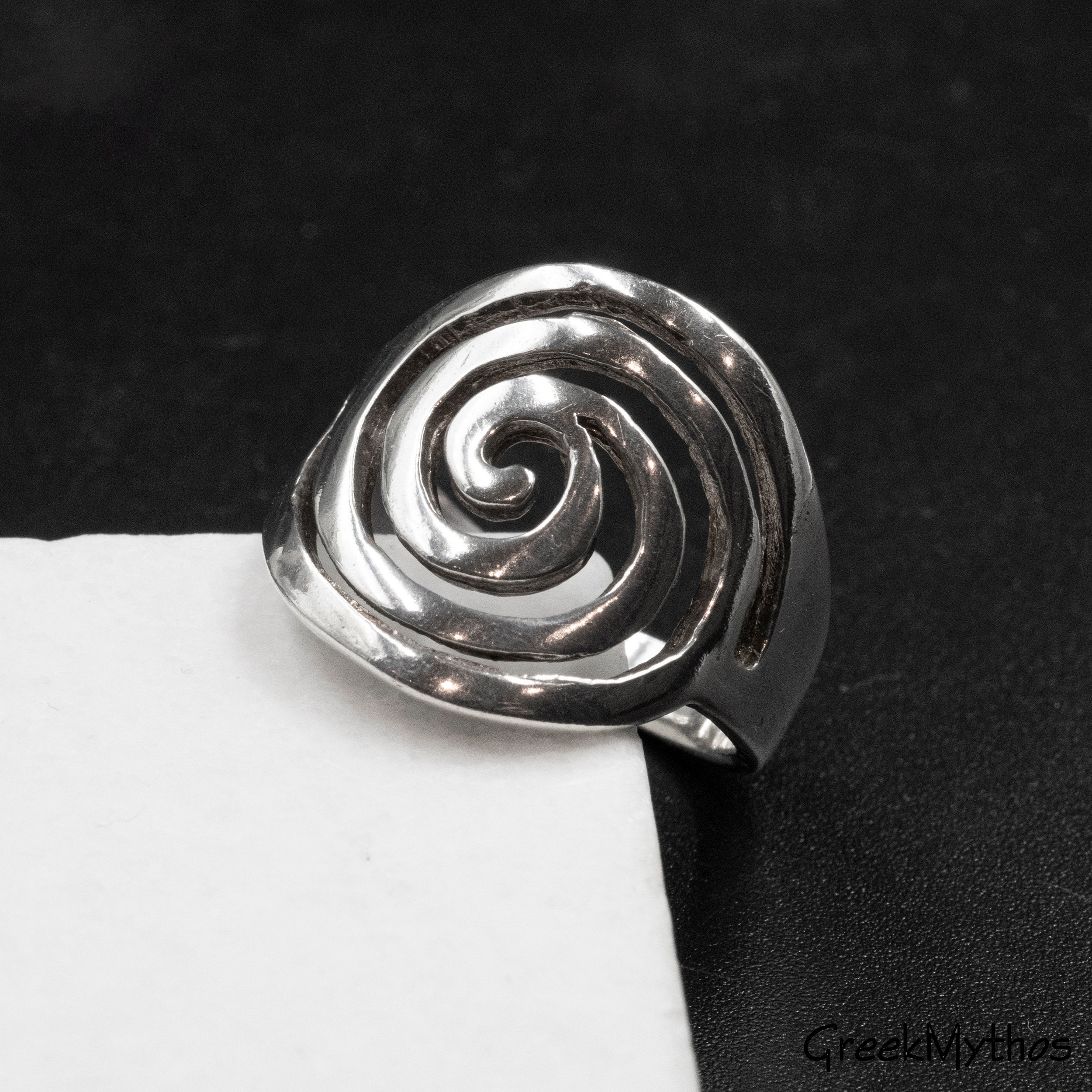 Buy Sterling Silver Spiral Ring, Silver Ring, Swirly Ring, Boho Ring Online  in India - Etsy