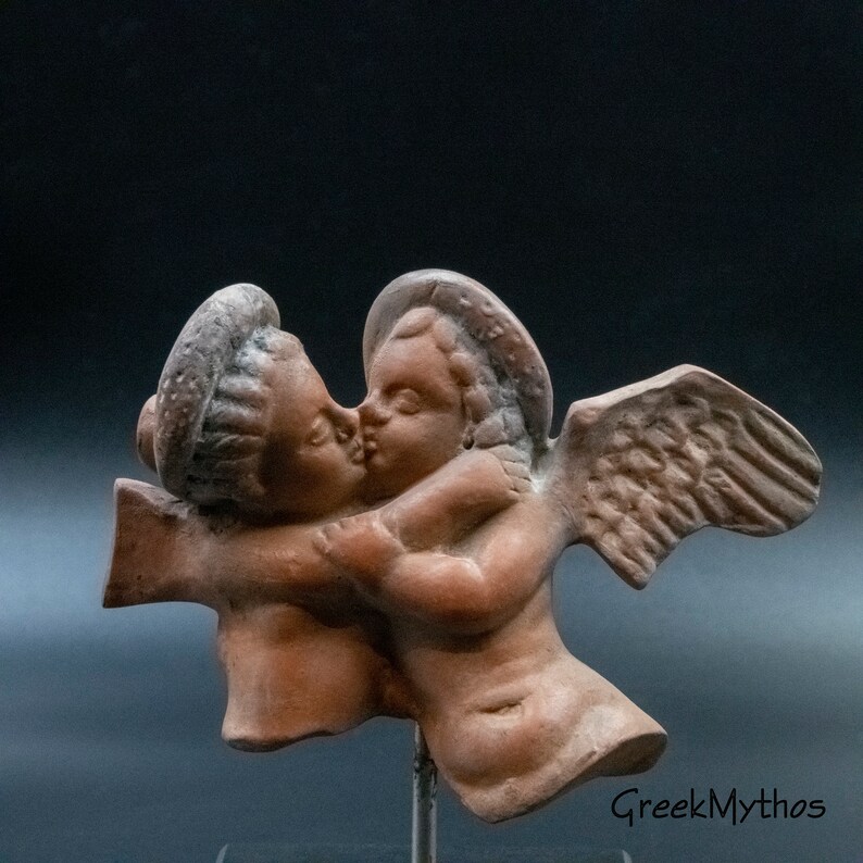 Museum Replica Greek God of Love Eros Embracing Psyche the Greek